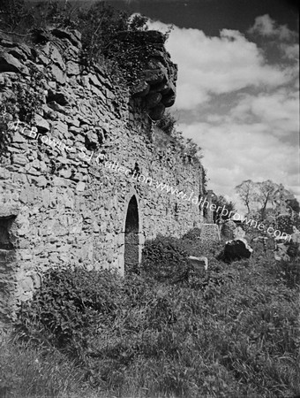 BARBICAN OVER DOOR OF OLD CHURCH